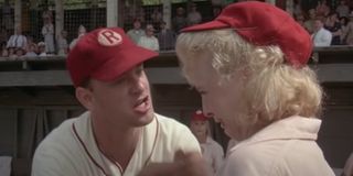 Tom Hanks and Bitty Schram in A League of Their Own