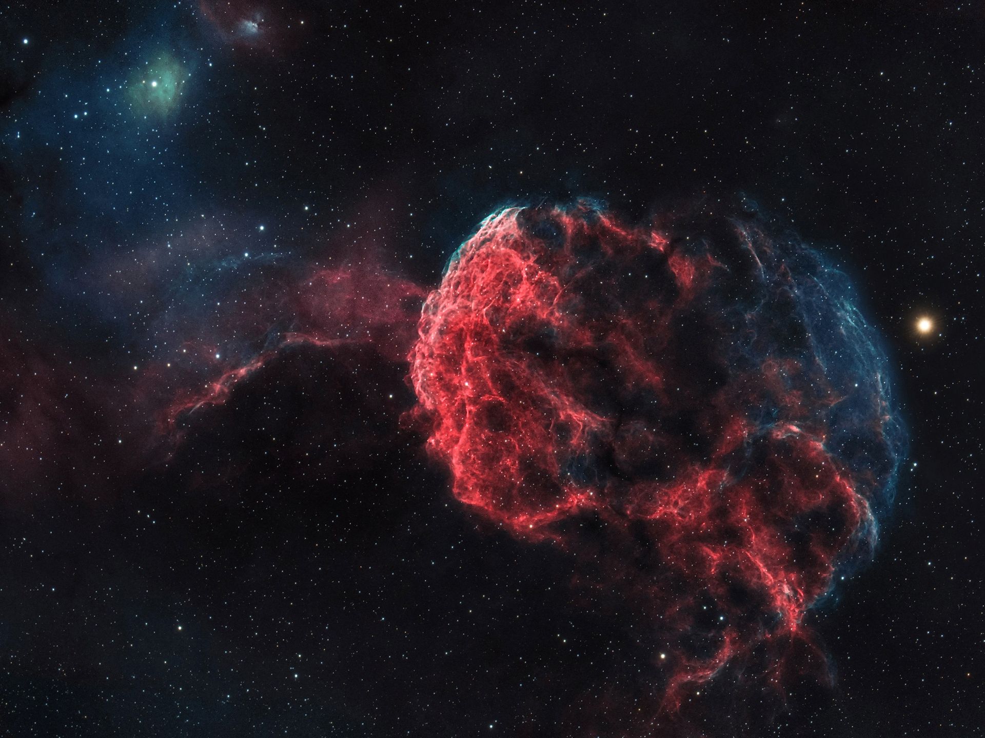 Star That Exploded It looks like a jellyfish, but it's not – it's the remains of an ...