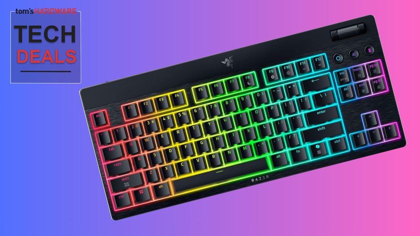 Razer BlackWidow V4 Low Profile TKL gaming keyboard deal