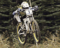 Missy Giove racing in August of 2002 at a NORBA National Series race in Durango, Colorado