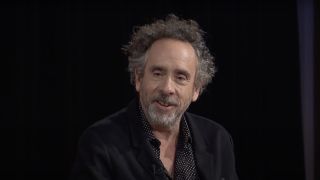 Tim Burton speaking during New York Times interview