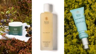an image of british skincare brands rhug wild beauty products