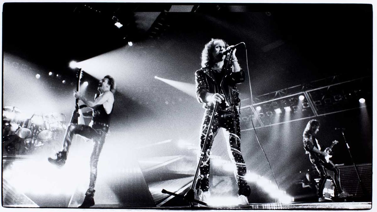 Scorpions onstage in 1991