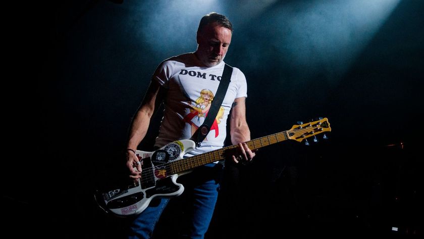 Peter Hook and his group The Light perform in concert at Theater Quirinetta on april 07, 2017 in Rome, Italy.