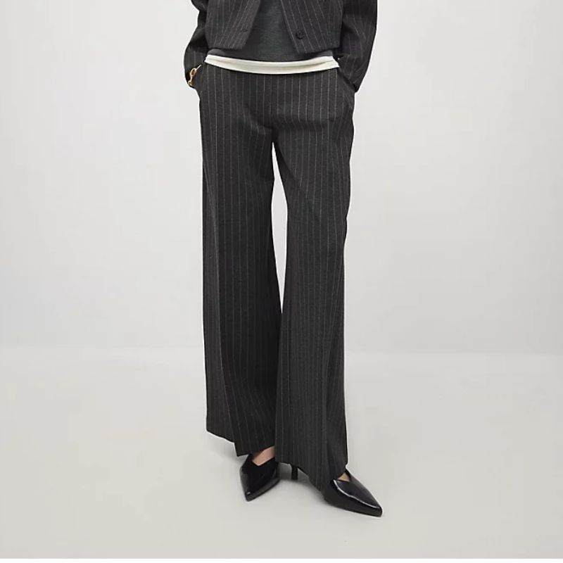pin stripe trousers