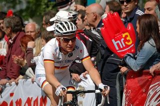 Fabian Wegmann riding in the national champ top