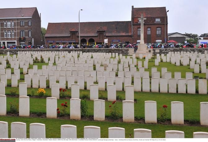 One of the many cemeteries in Ypres