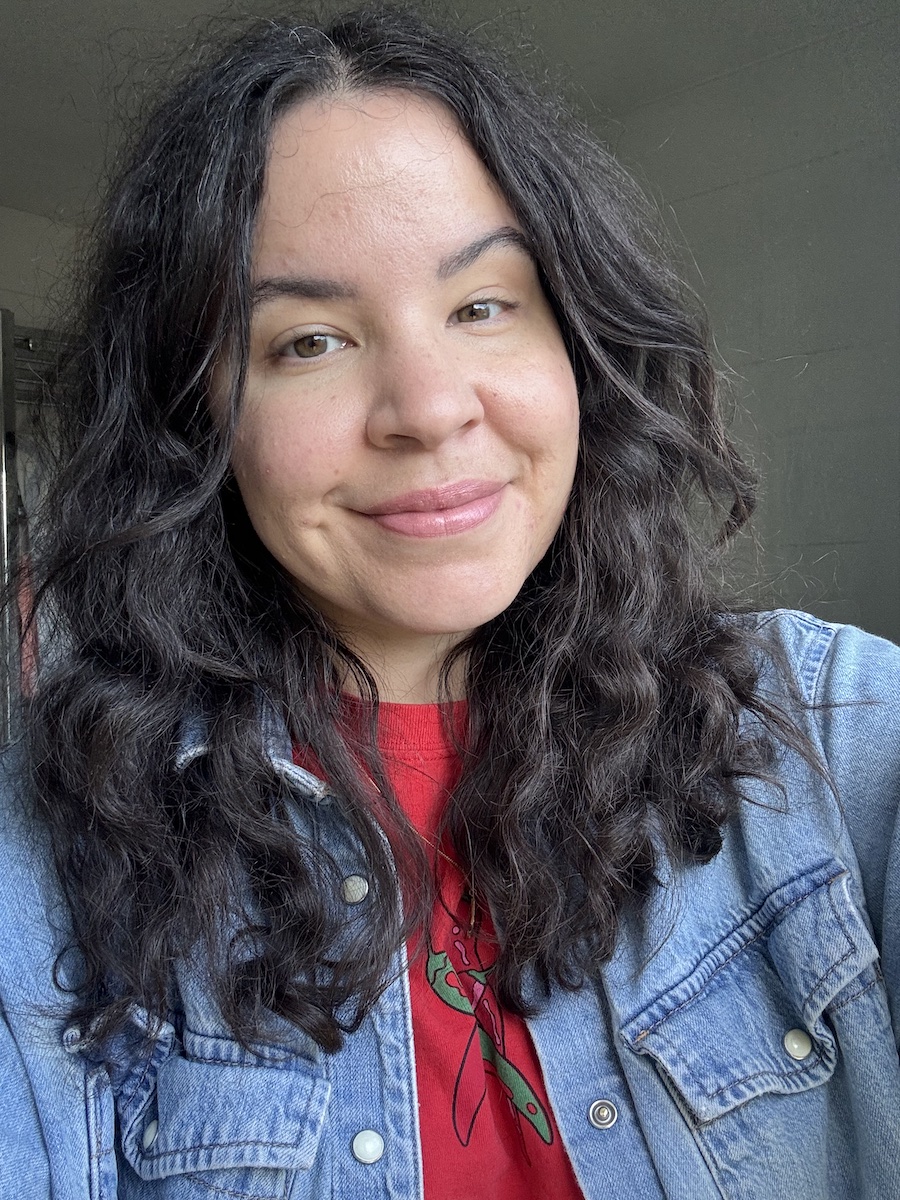 Mica Ricketts testing Kulfi Main Match Concealer