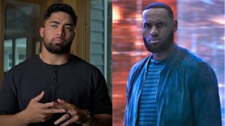 Manti Te'o in Untold: The Girlfriend Who Didn't Exist and LeBron James in Space Jam: A New Legacy.