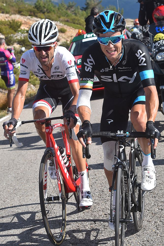 Nicolas Roche and Haimar Zubeldia