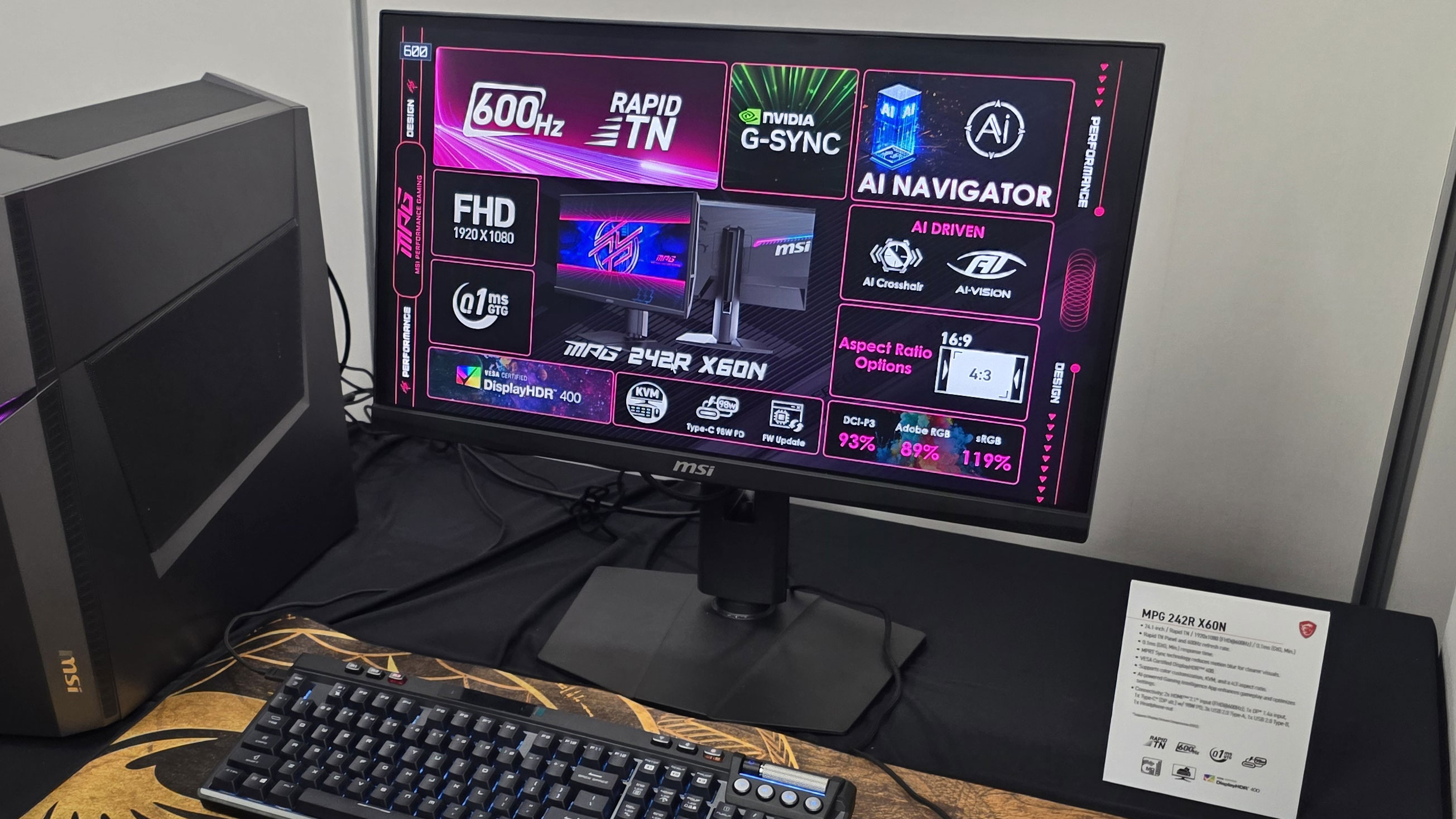 MSI Monitors at Computex 2025