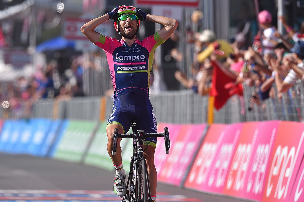 Diego Ulissi (Lampre-Merida) wins stage 4 of the Giro d'Italia