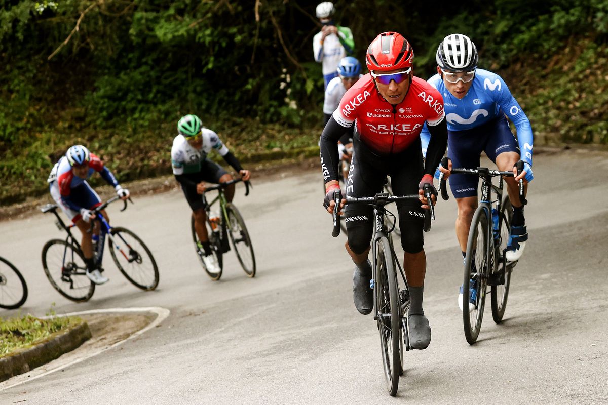 Vuelta Asturias 2021 - 64th Edition - 1st stage Oviedo - Pola de Lena 184,5 km - 30/04/2021 - Nairo Quintana (COL - Team Arkea - Samsic) - photo Luis Angel Gomez/BettiniPhoto&Acirc;&copy;2021