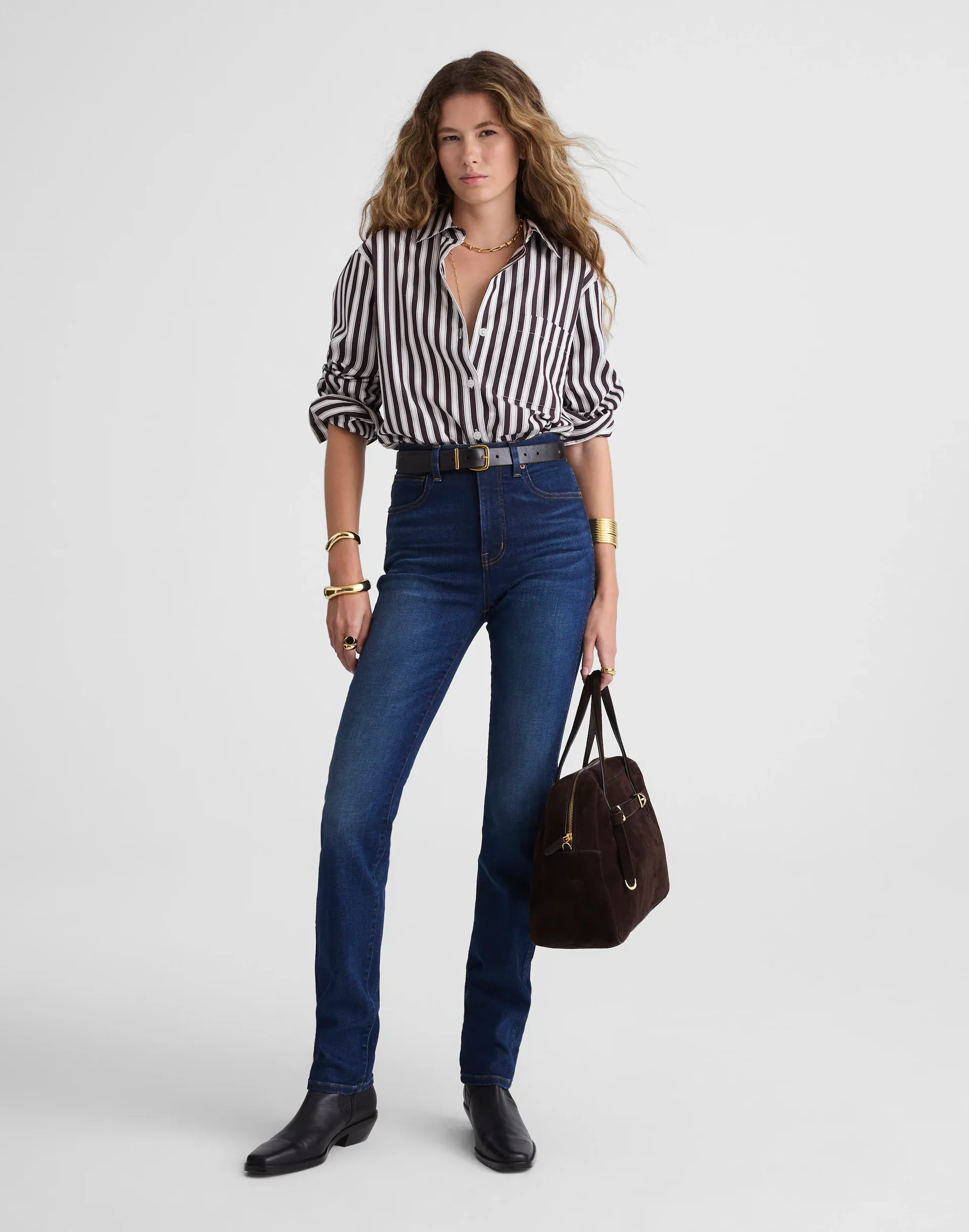 The Pencil Jean in Super Stretch Denim