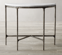 Thaddeus marble console, Restoration Hardware