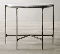 Thaddeus marble console, Restoration Hardware