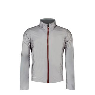 Castelli Tempesta Lite in silver with red zip