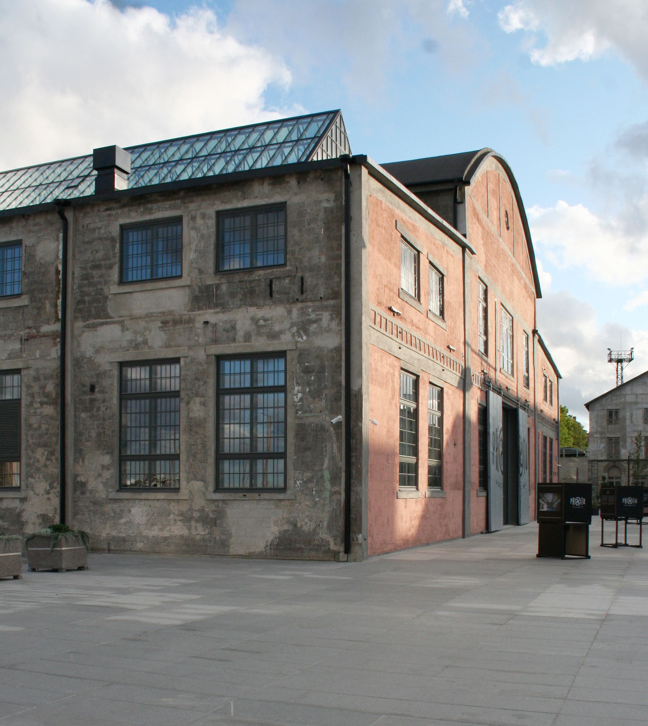 Another industrial buliding on the site also renovated by KAOS Architects