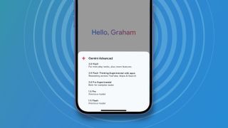 Google Gemini app on iPhone.