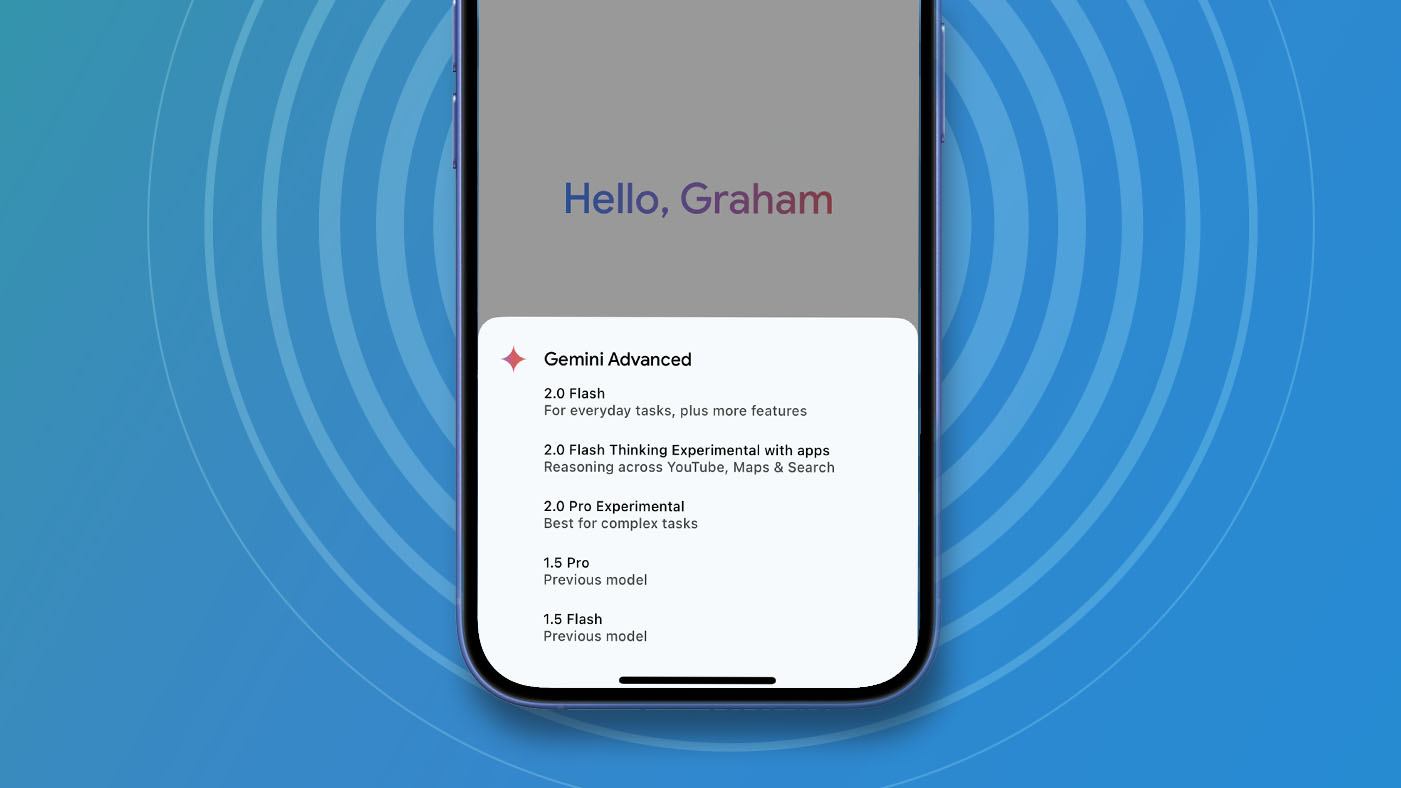 Google Gemini app on iPhone.