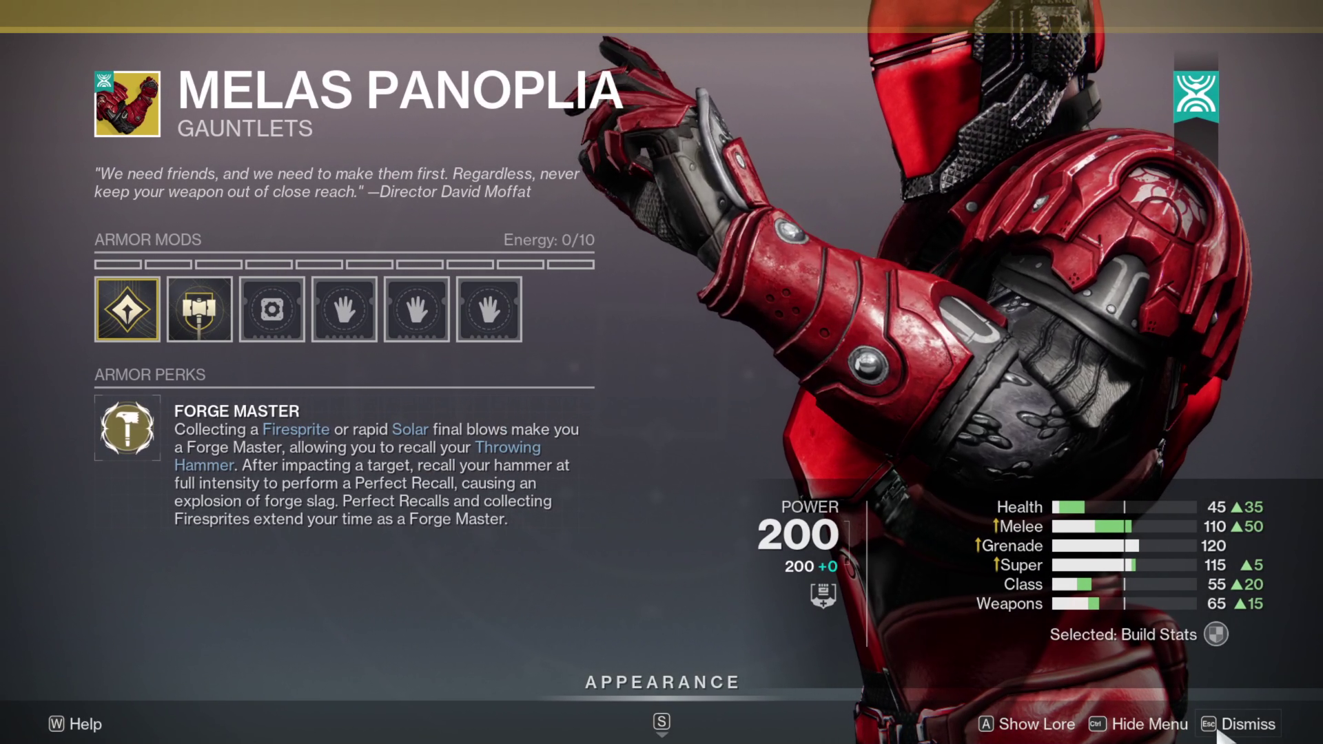 Destiny 2 Edge of Fate exotics - Melas Panoplia