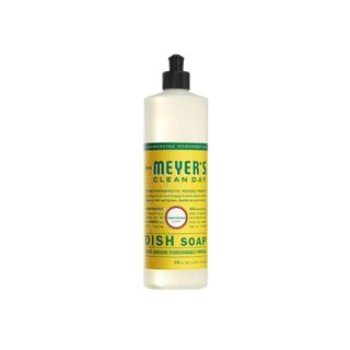 Mrs. Meyer's Clean Day Dish Soap in a yellow bottle