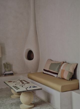 Living space at Rosemary riad in Marrakech