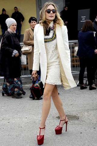 Elizabeth Olsen At Milan Fashion Week