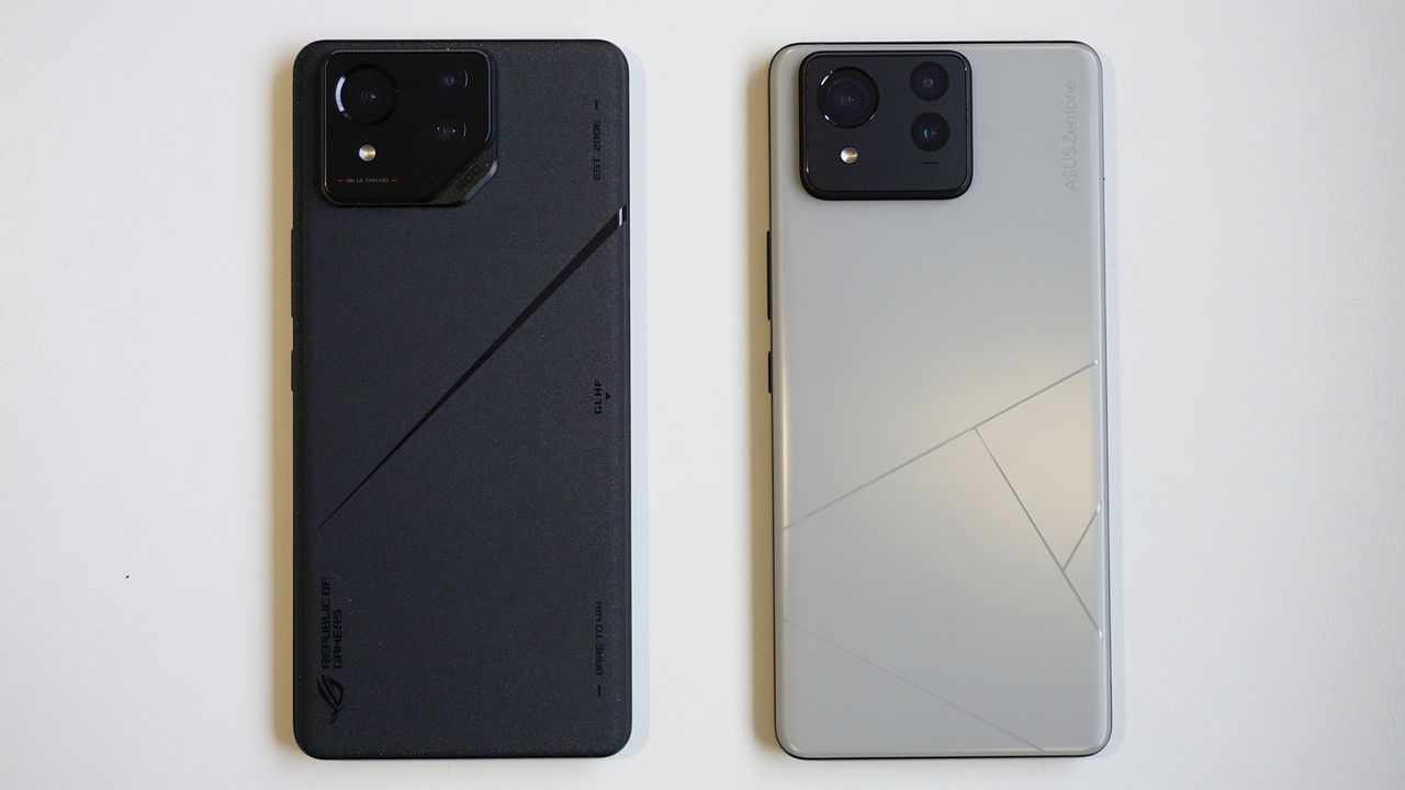 Asus Zenfone 11 Ultra review Asus ROG Phone 8 Pro back straight