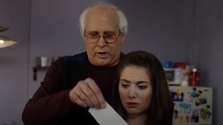Chevy Chase and Alison Brie on Community