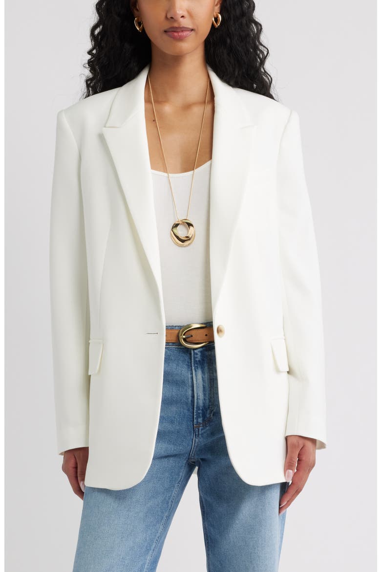 Icon Twill Relaxed Blazer