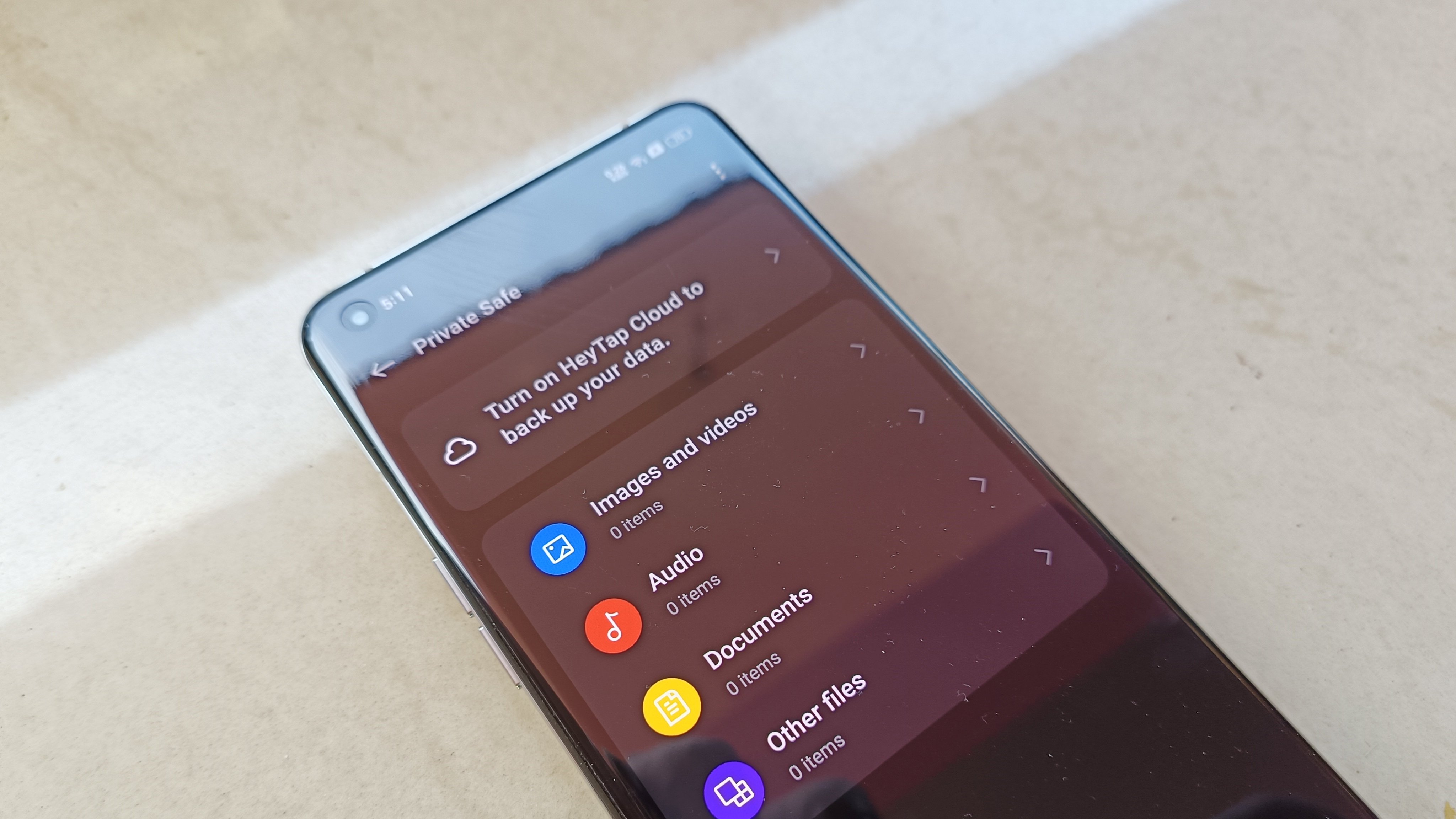 coloros 13 privae safe