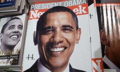 "Newsweek" covers President Obama 2008 win