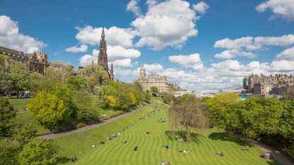 Edinburgh’s Princes Street Gardens (credit: VisitScotland / Kenny Lam)