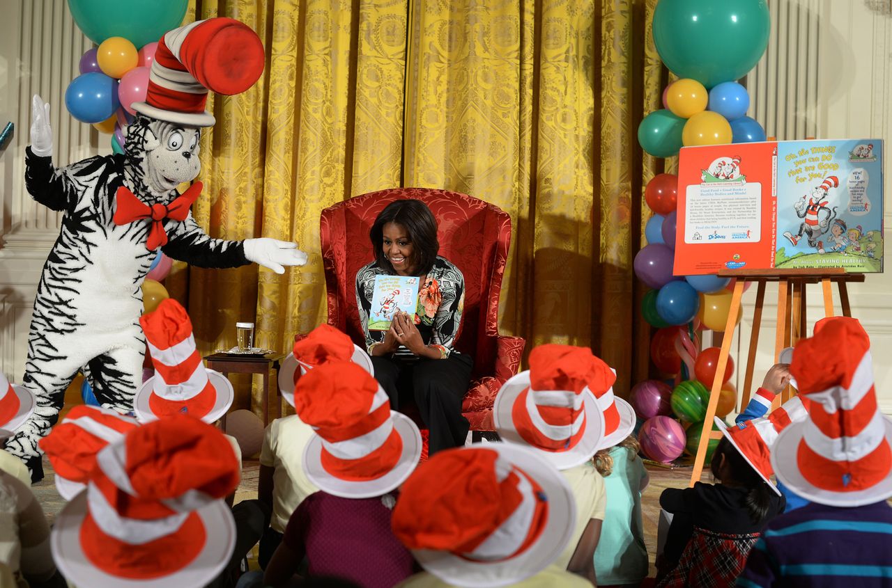 dr seuss being read at white house