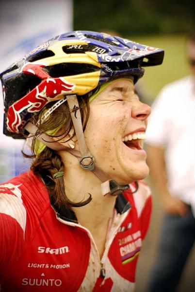 Rebecca Rusch rode her own pace in stage 1