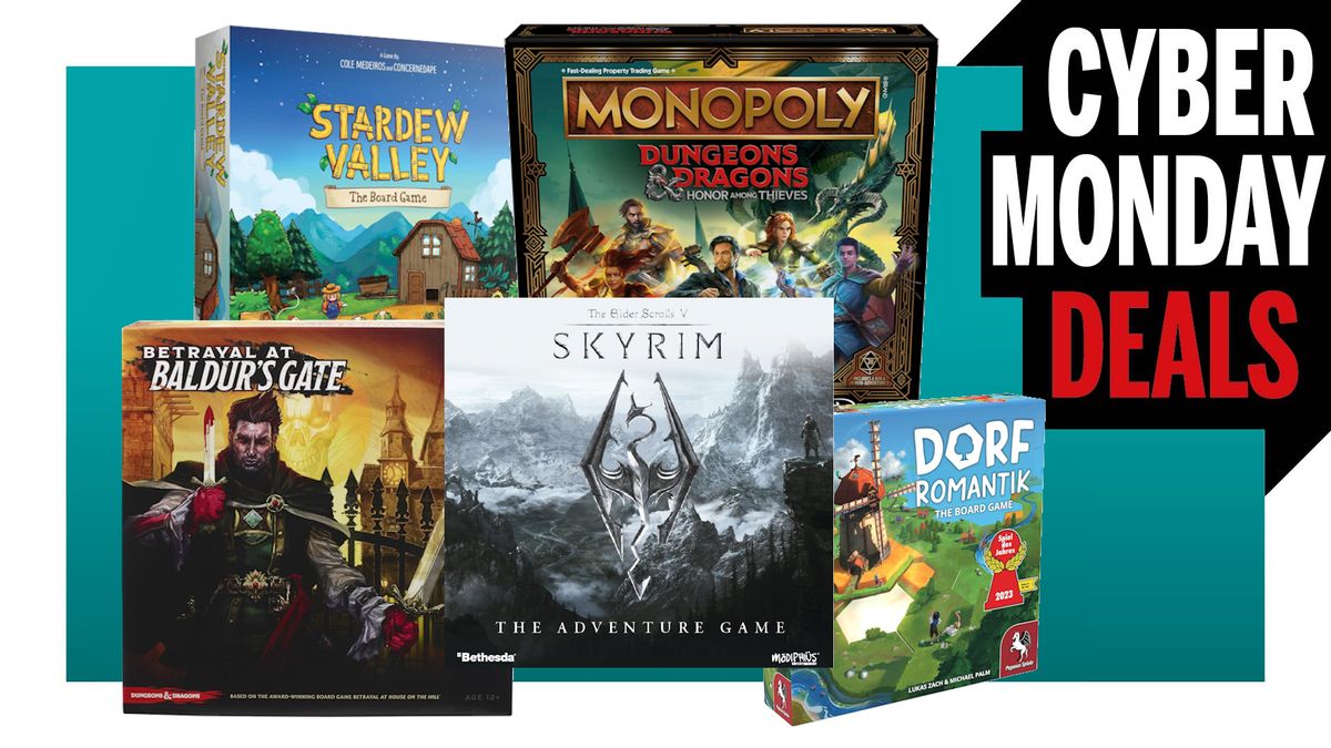 Cyber monday board games header