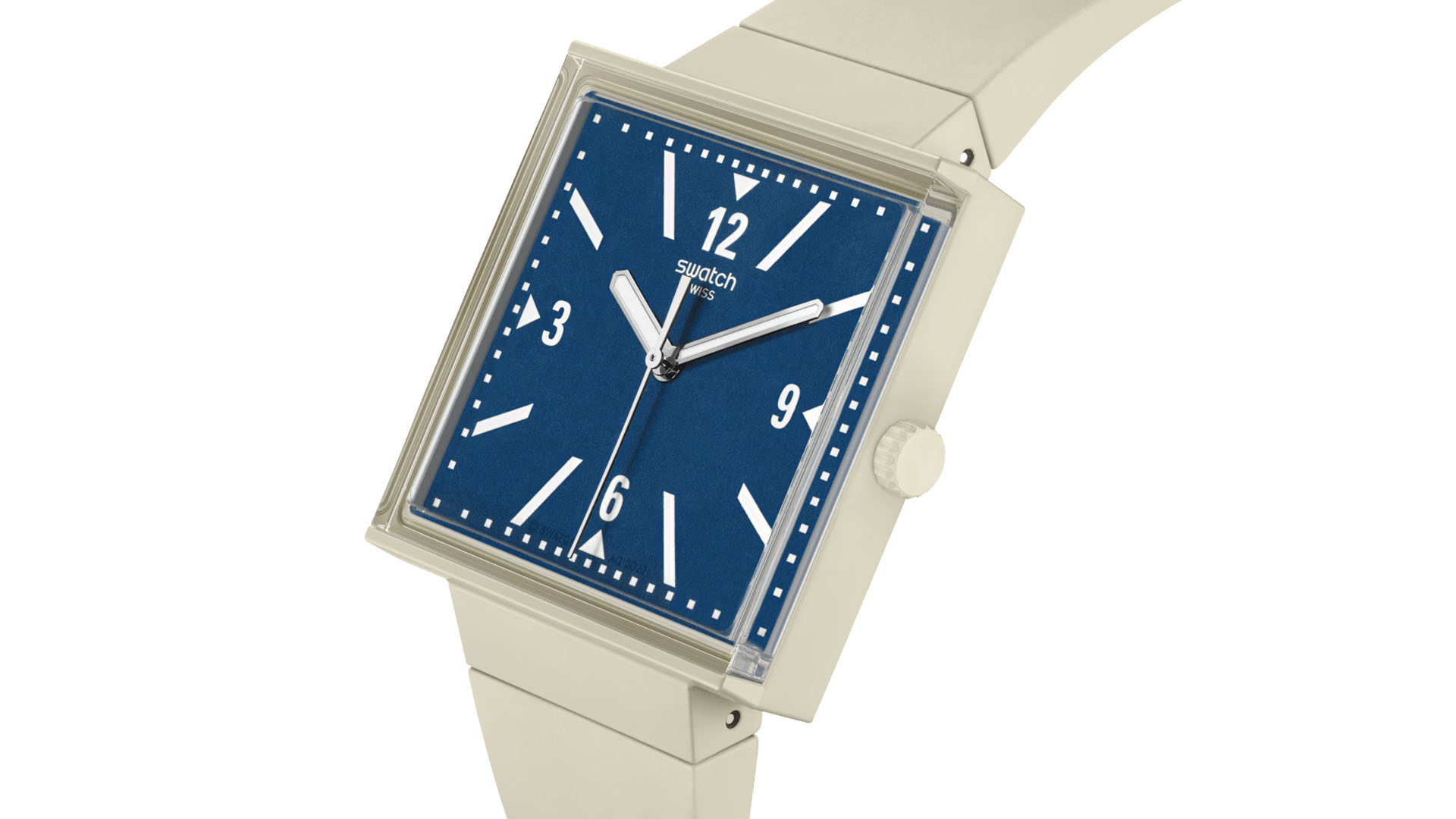 Swatch watch face.