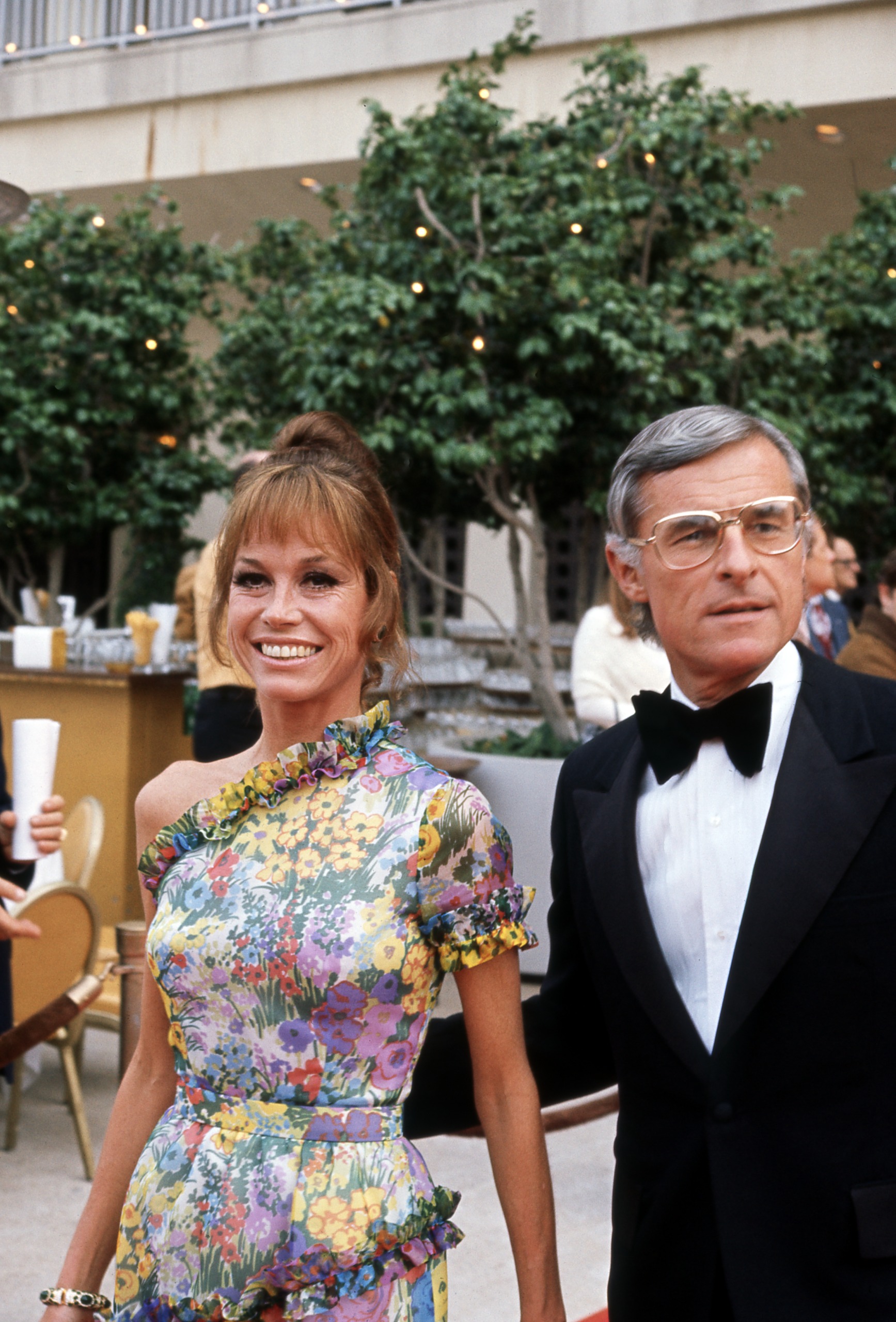 Mary Tyler Moore's red carpet look at the 1973 Emmy Awards