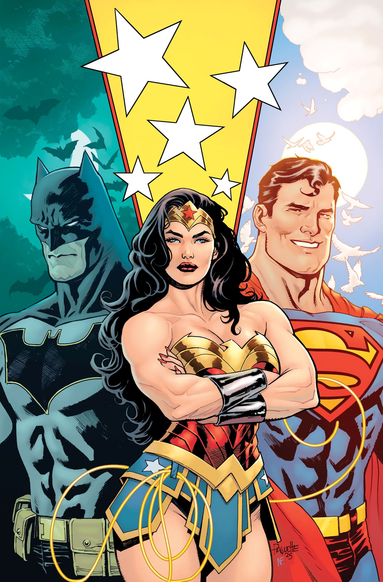 Yanick Paquette's variant cover for Justice League Unlimited&nbsp;#7.