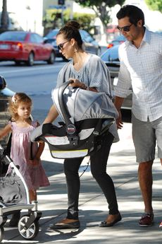Jessica Alba and baby daughter Haven