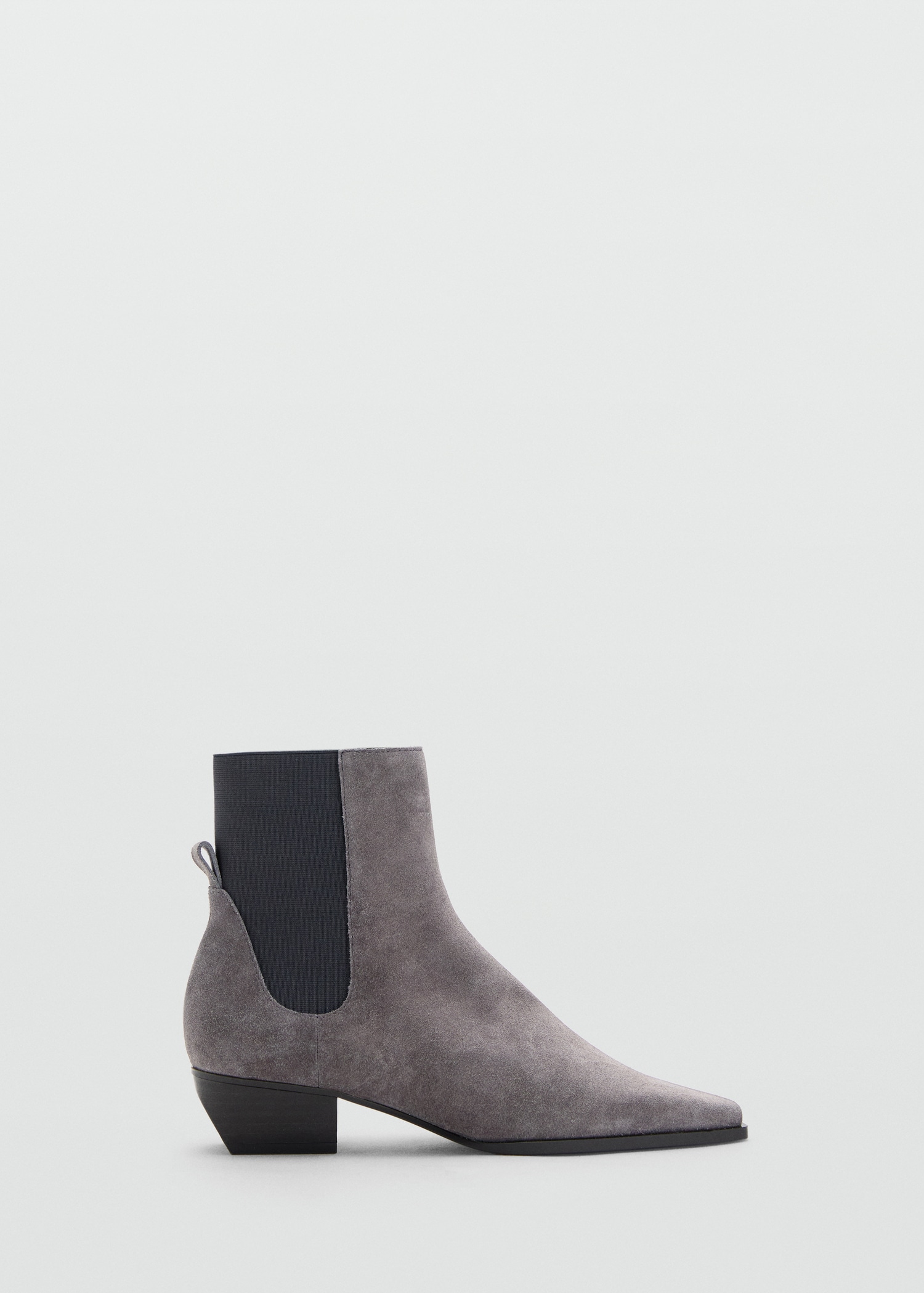 Heel Suede Ankle Boot - Women | Mango Usa