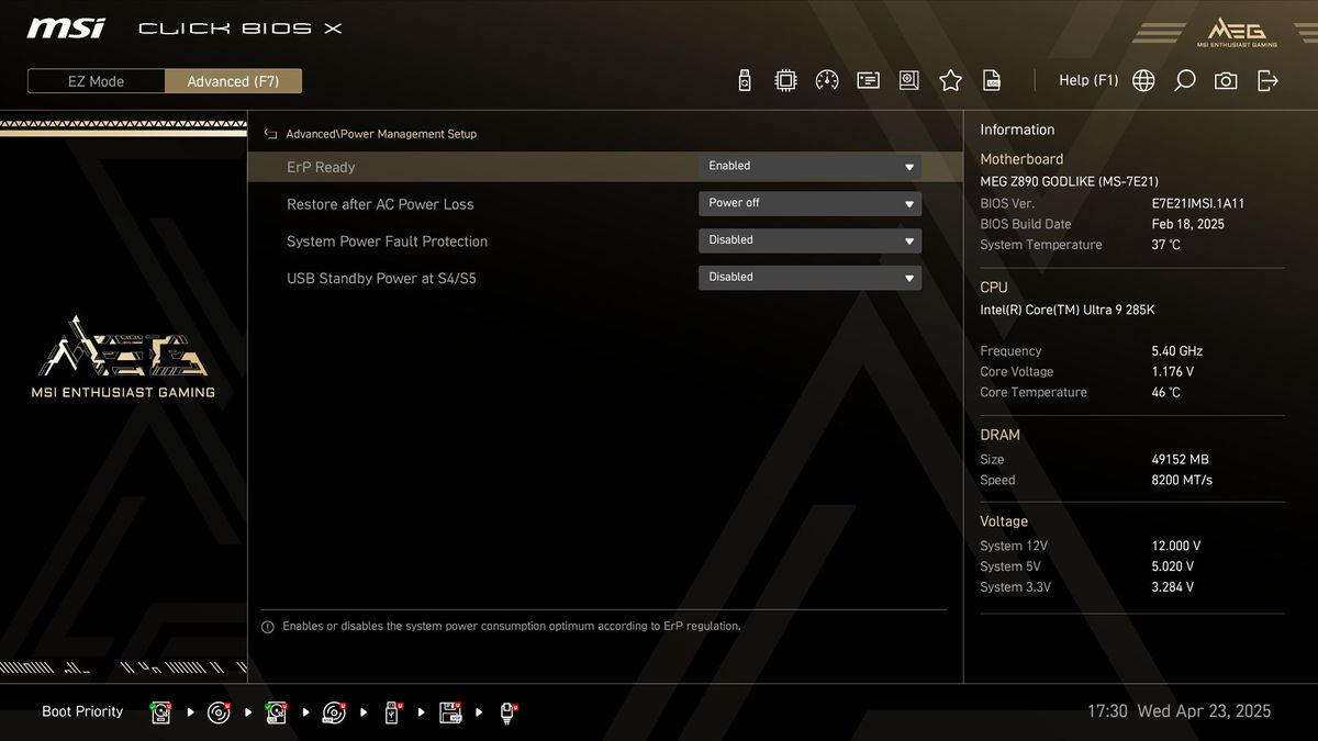 MSI Z890 Godlike