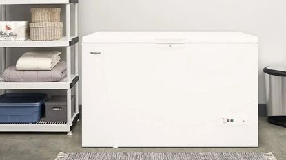 One of the best chest freezers on the market, a Whirlpool chest freezer