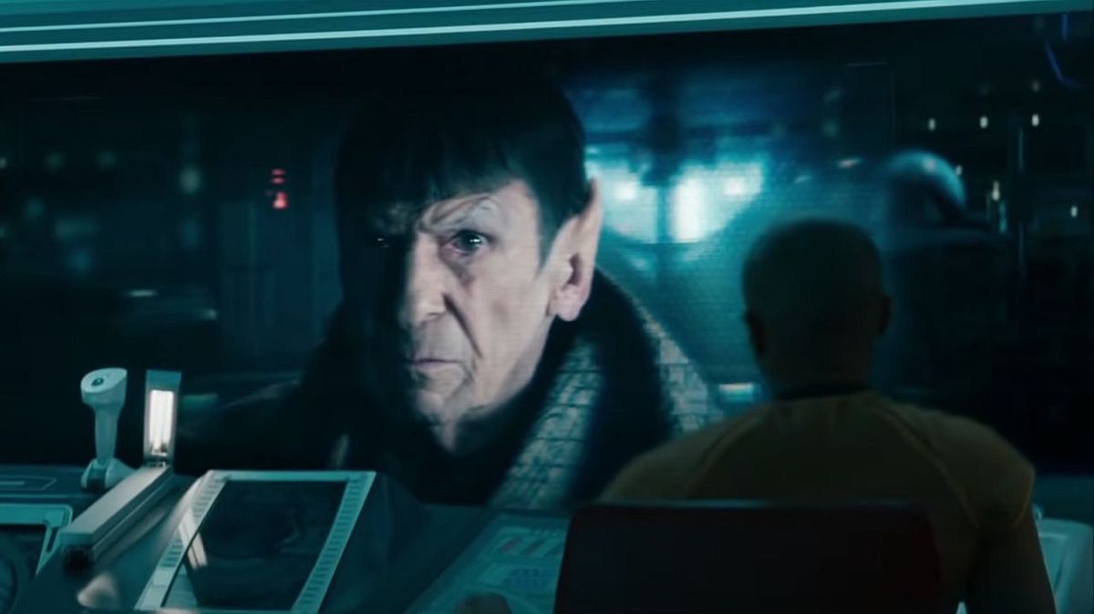 Leonard Nimoy as Spock in Star Trek Into Darkness