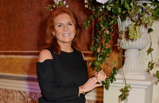 Sarah Ferguson, Duchess of York, attends the Formula E cocktail party in the Italian capital ahead of the first-ever E-Prix in Rome