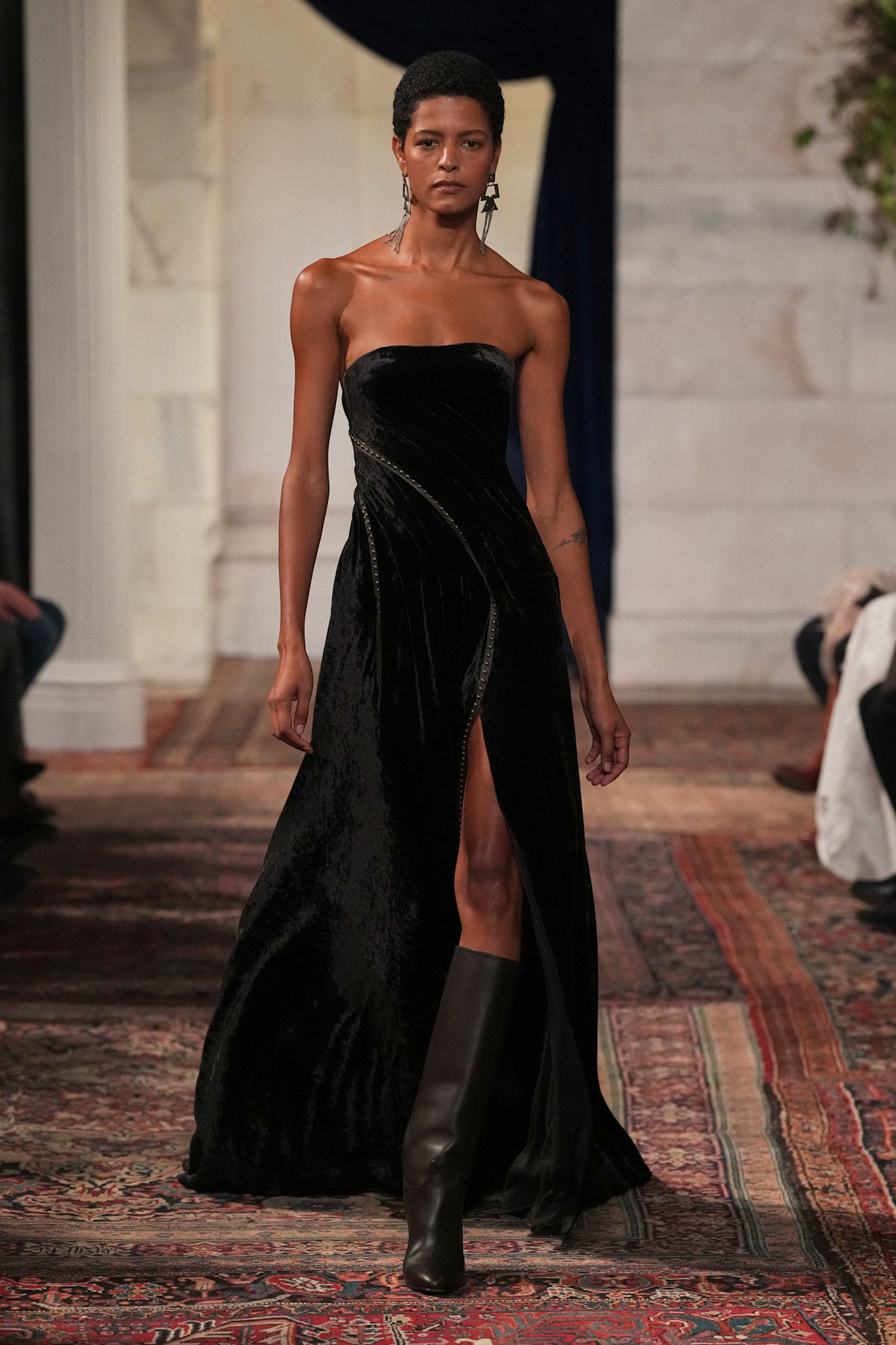 models walk the Ralph Lauren Fall 2026 runway