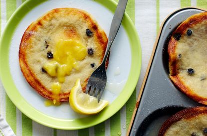 French currant pancakes