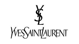 Logo typography: YSL logo