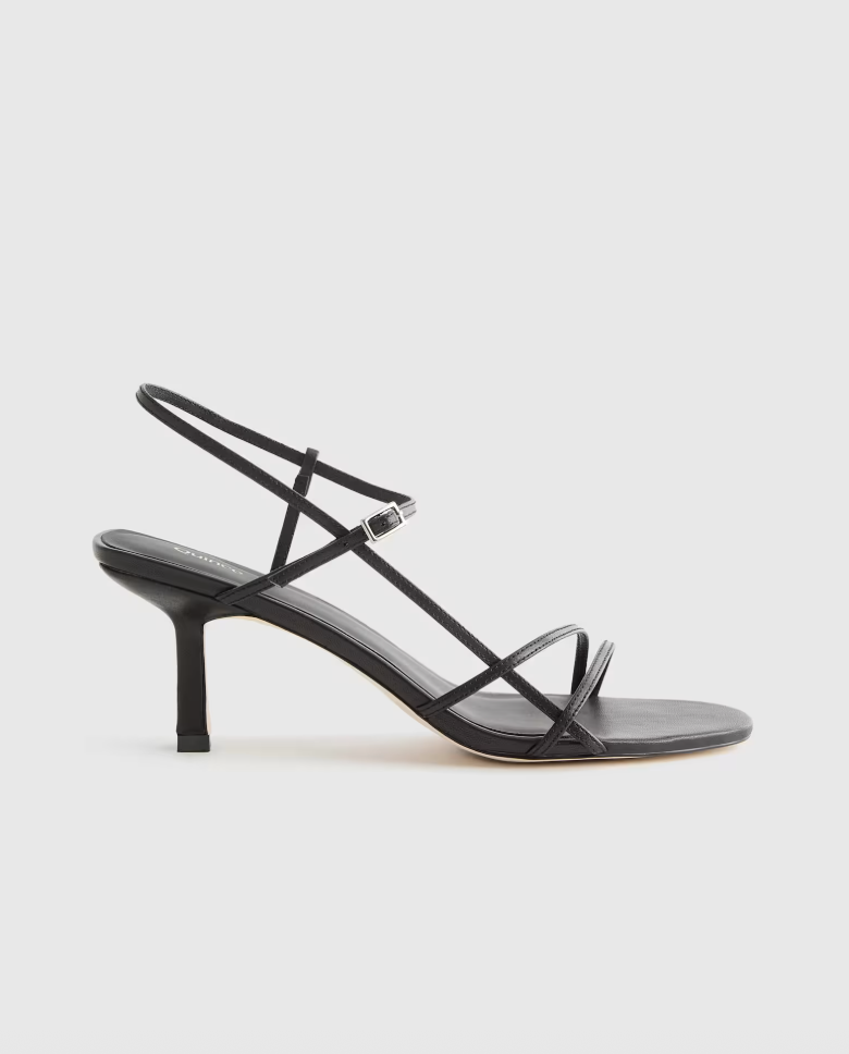 Quince, Italian Leather 70mm Strappy Heel
